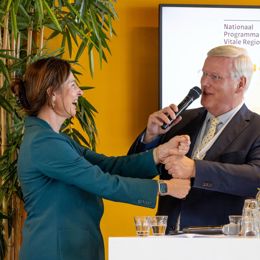 De commissaris was aanwezig bij de startbijeenkomst van het Nationaal Programma Vitale Regio’s