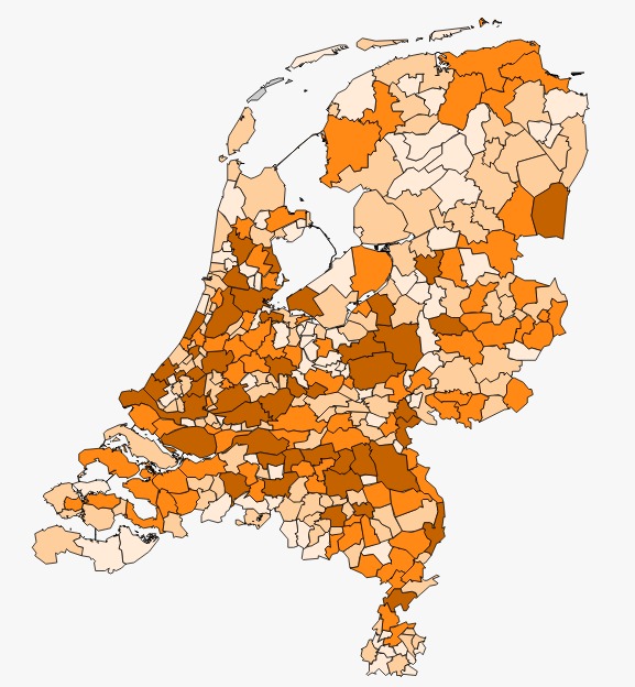 lintjes op de kaart