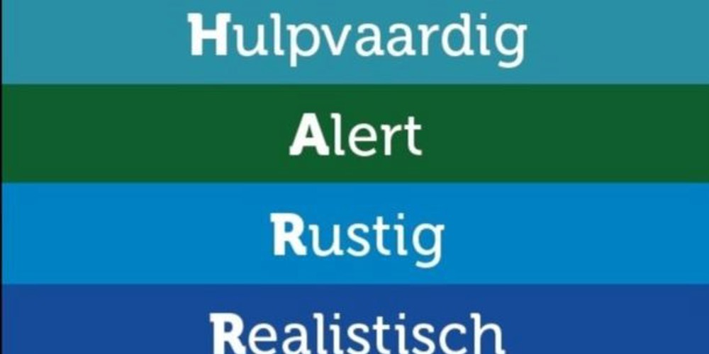 Harrie Helpt: Hulpvaardig, Alert, Rustig, Realistisch, Instruerend en Eerlijk