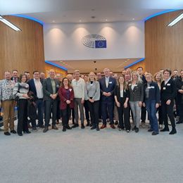 De commissaris bracht met een delegatie van Provinciale Staten een tweedaags bezoek aan Brussel